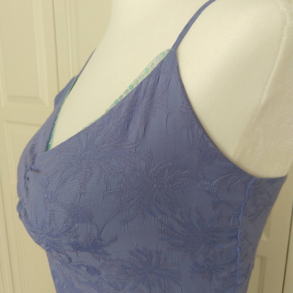 Vintage Marks and Spencer periwinkle dress